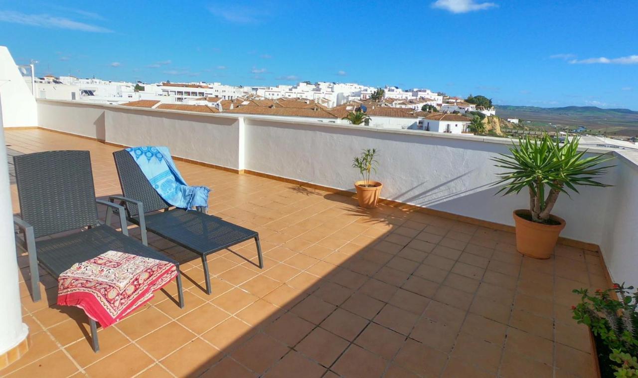 Terraza Trafalgar Apartamento Tipo Penthouse Con Enorme Terraza Y Vistas Al Mar Conil De La Frontera Esterno foto
